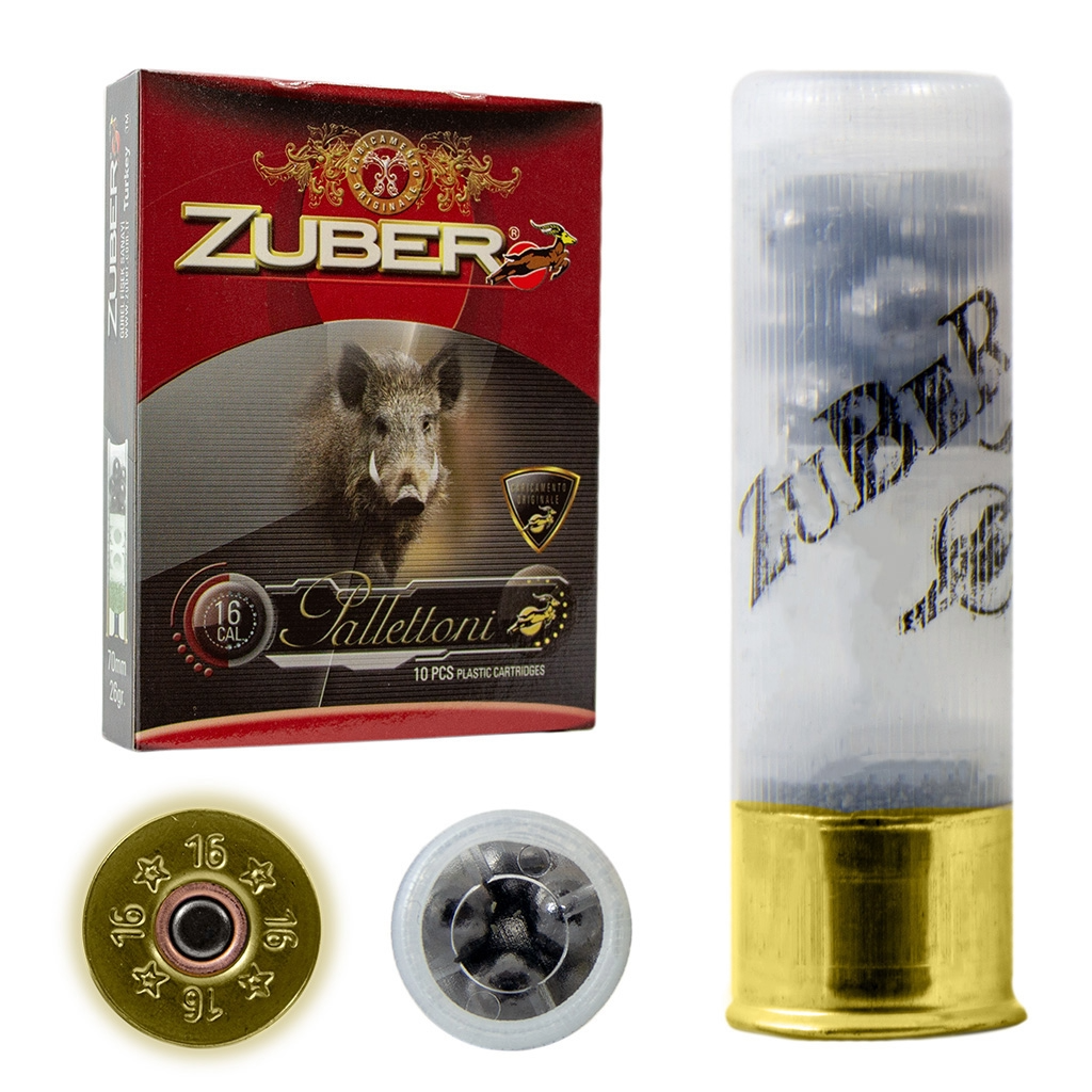 ZUBER 16 Kalibre Şevrotin Av Fişeği