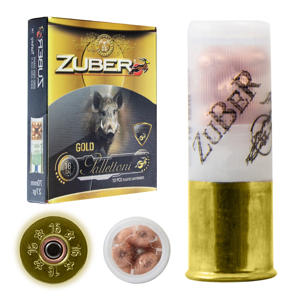 ZUBER 16 Kalibre Şevrotin Av Fişeği - Gold