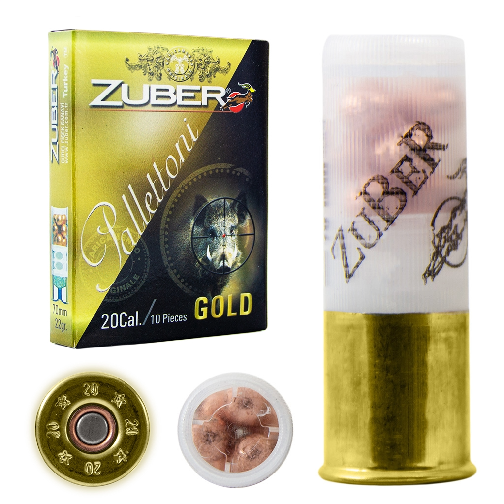 ZUBER 20 Kalibre Şevrotin Av Fişeği - Gold