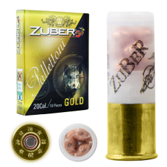 ZUBER 20 Kalibre Şevrotin Av Fişeği - Gold