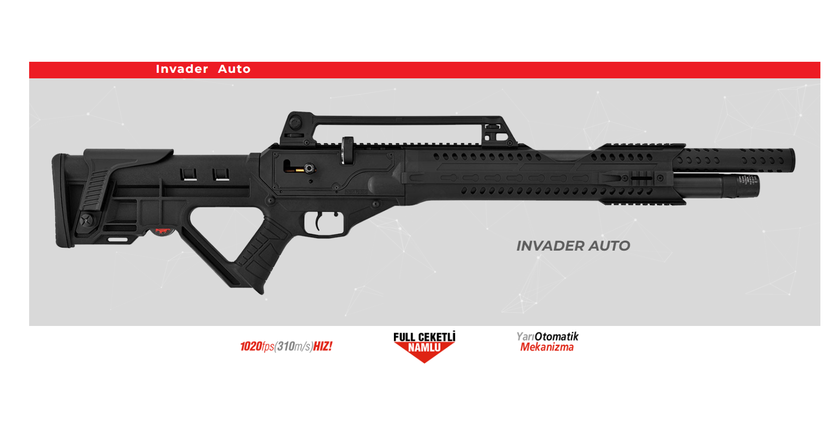 HATSAN Invader Auto PCP Havalı Tüfek