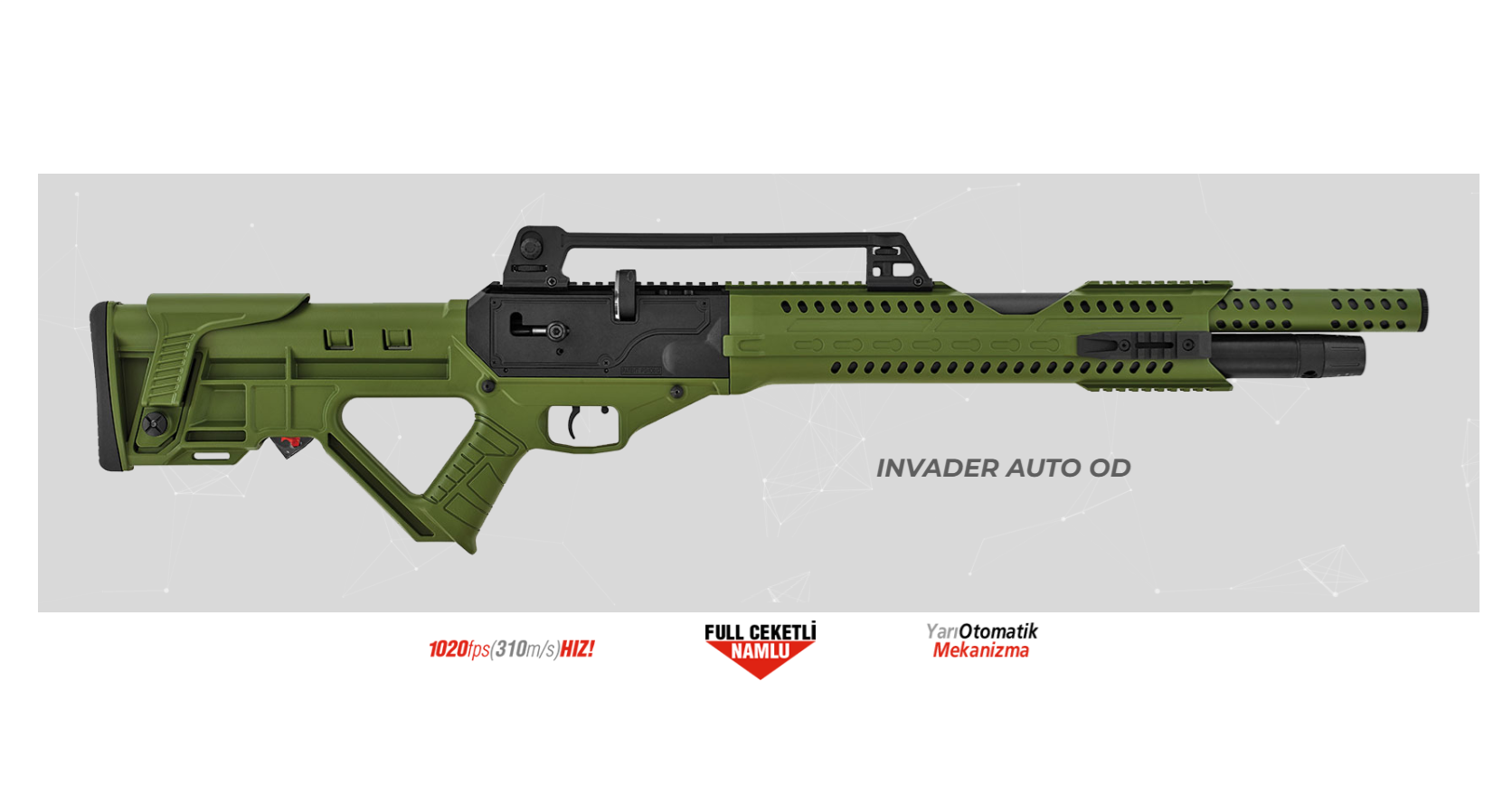 HATSAN Invader Auto OD PCP Havalı Tüfek