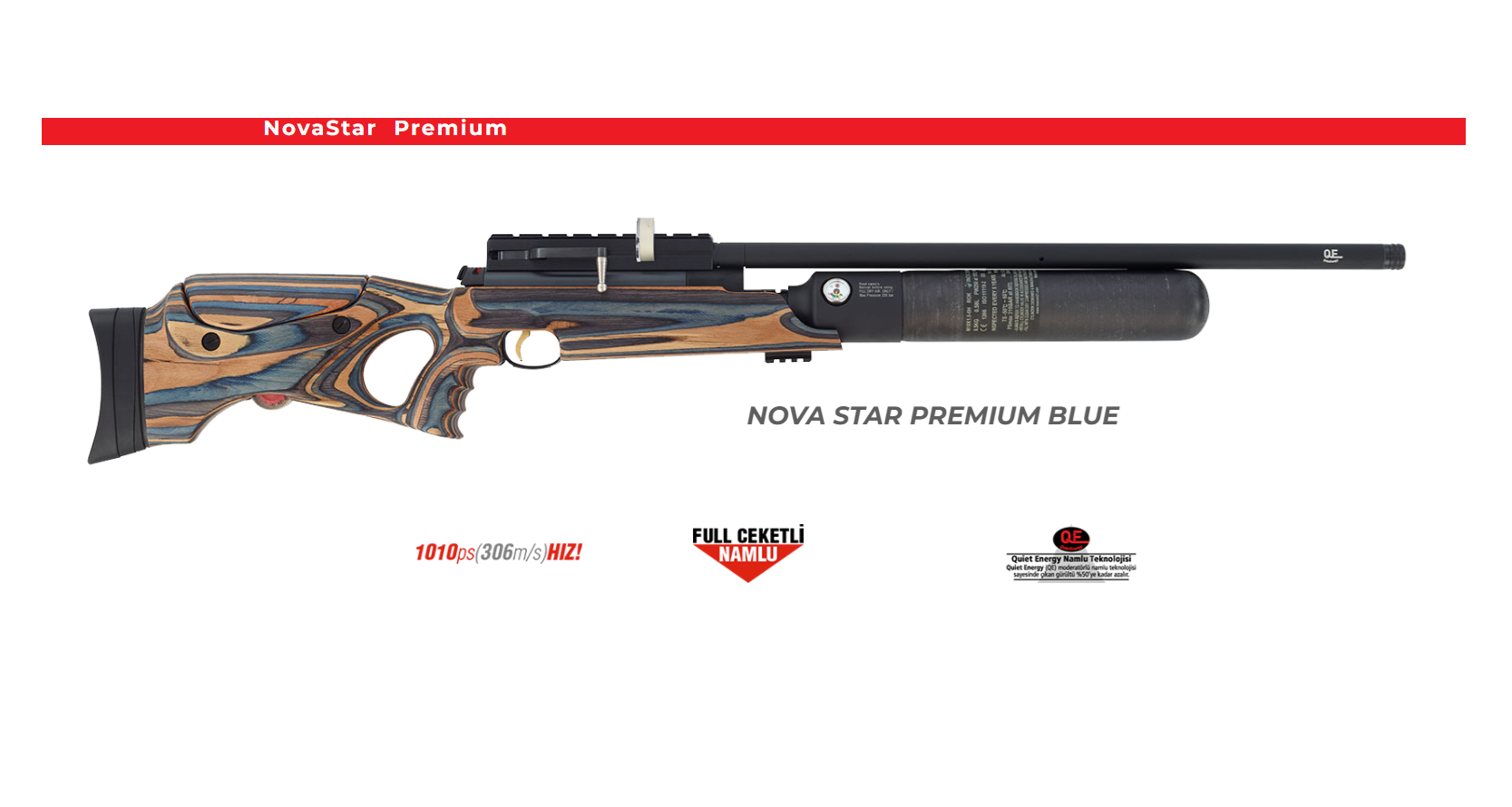 HATSAN NovaStar Premium BLUE PCP Havalı Tüfek