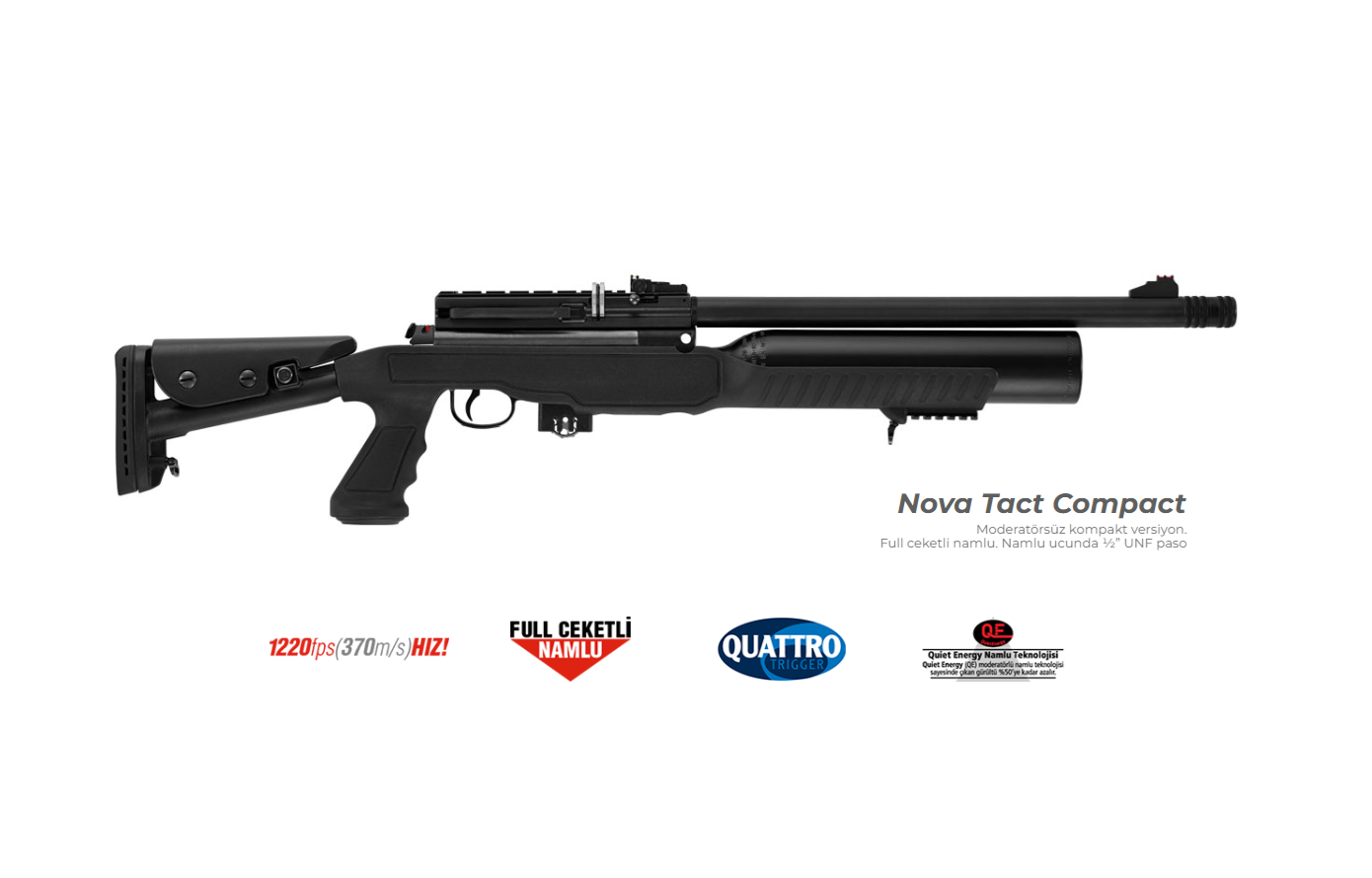 HATSAN Nova Tact Compact PCP Havalı Tüfek