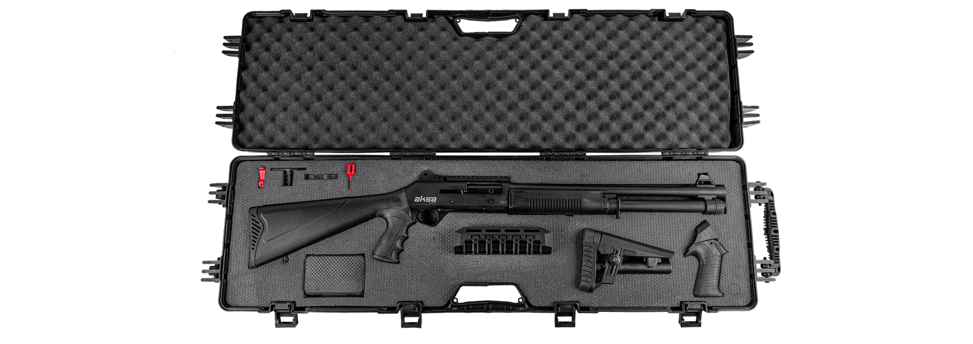 AKSA Crossfire S4 COMBO Taktik Yarı Otomatik Av Tüfeği