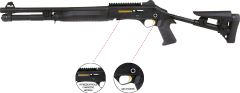 AKSA Crossfire S4 COMBO Taktik Yarı Otomatik Av Tüfeği
