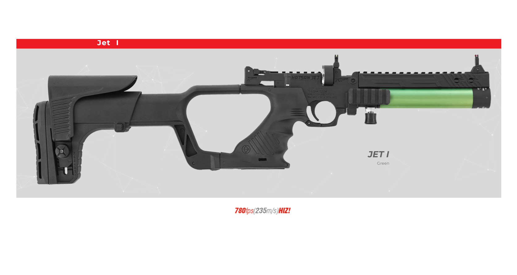 HATSAN JET I GREEN PCP Havalı Tabanca