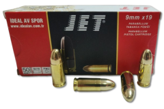 9X19 MM (PARA) JET (FMJ-124 GRN) TABANCA FİŞEĞİ