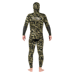APNEA Avcı (Opencell) Elbise 5 mm Legend Rock Camou 3D Zıpkın Dalış Elbisesi