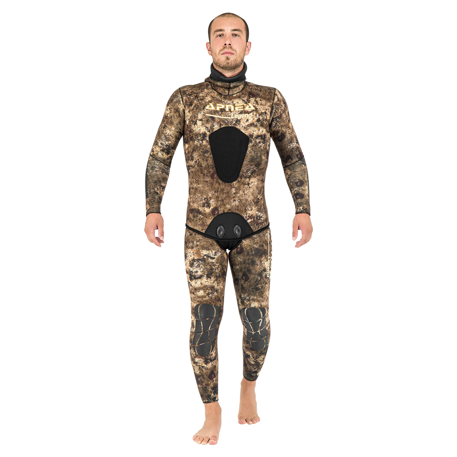 APNEA Avcı (Opencell) Elbise 5 mm Legend Troox Camou 3D Zıpkın Dalış Elbisesi