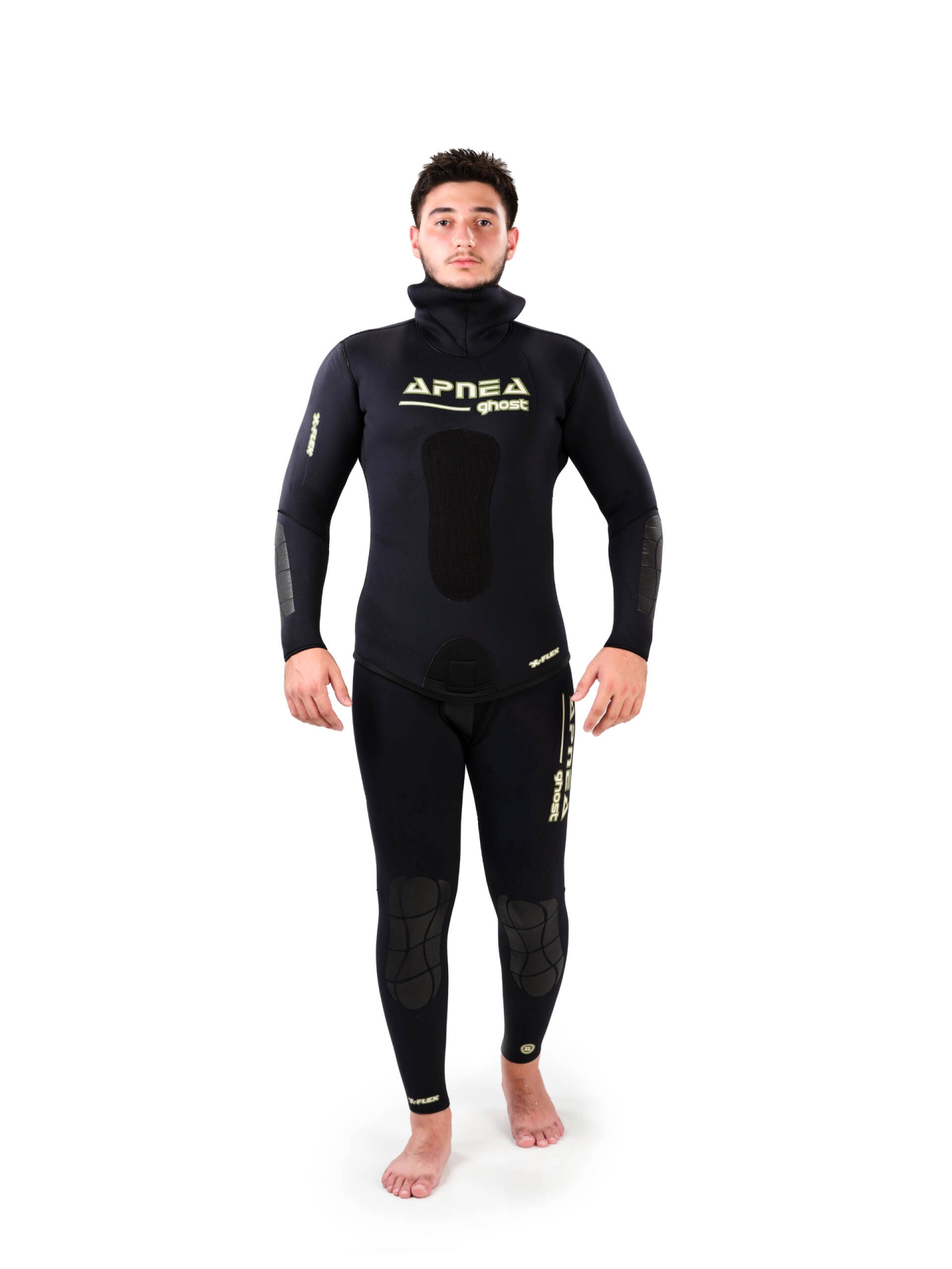 APNEA Avcı (Opencell) Elbiseler 5mm Ghost Black X-Flex Dalgıç Elbisesi