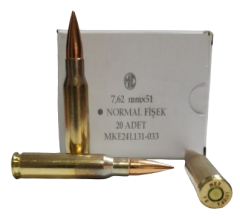 MKE 7.62X51 MM NATO MKE TÜFEK FIŞEĞİ