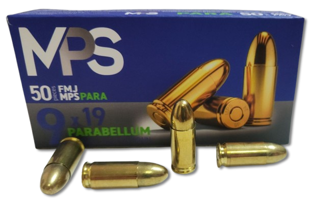FMJ 9X19 MM (PARA) MPS (FMJ-124 GRN) TABANCA FİŞEĞİ
