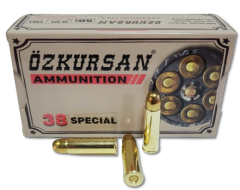 ÖZKURSAN 38 SPECIAL ÖZKURSAN (FMJ-158 GRN) TABANCA FİŞEĞİ
