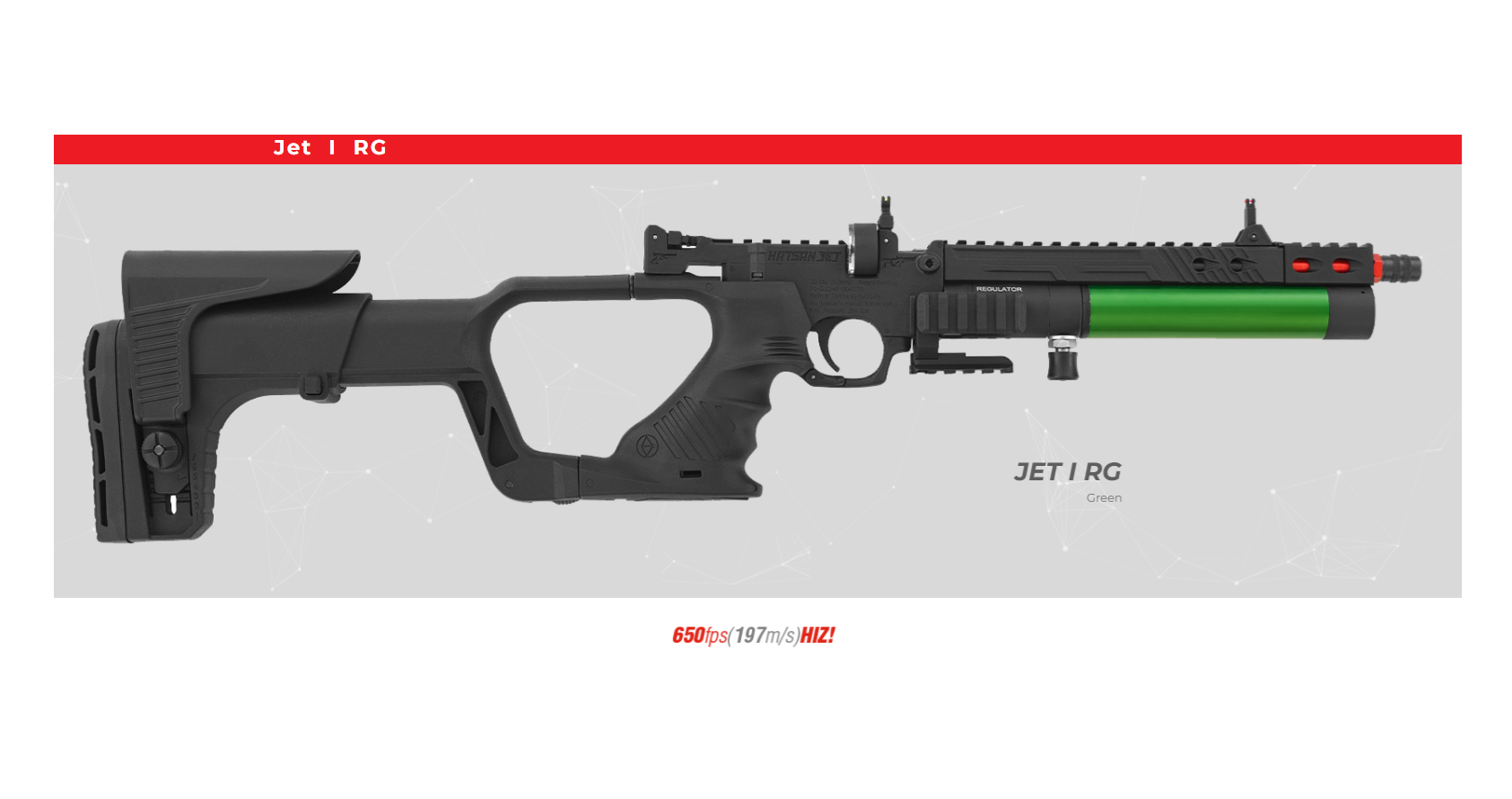 HATSAN JET I RG GREEN PCP Havalı Tabanca
