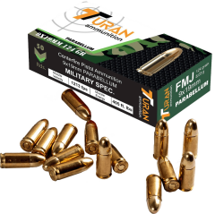 TURAN 9X19 MM (PARA) TURAN (FMJ-124 GRN) TABANCA FİŞEĞİ