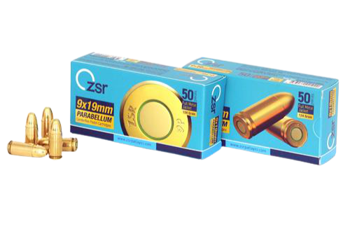 ZSR 9X19 MM (PARA) ZSR (FMJ-124 GRN.) TABANCA FİŞEĞİ