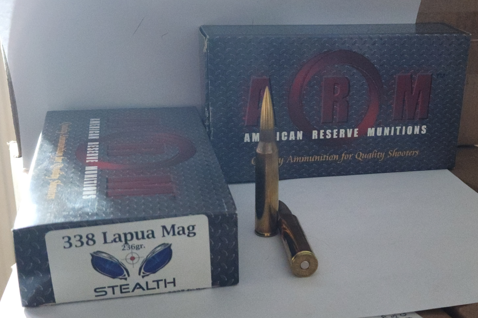 LAPUA ARMUNITION 338 LAPUA ARMUNITION (FMJ-250 GRN) TÜFEK FİŞEĞİ