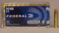 FEDERAL 22 MAGNUM FEDERAL MARKA (FMJ-40GRN) TÜFEK FİŞEĞİ