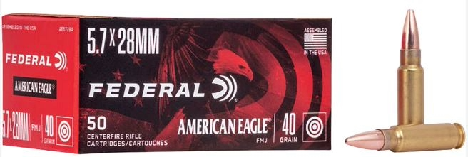 FEDERAL 5.7X28 MM FEDERAL-A. EAGLE (FMJ-40 GRN) TABANCA FİŞEĞİ