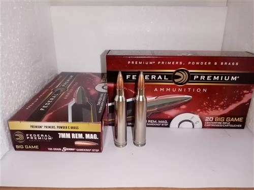 FEDERAL 7 MM REM.MAG. FEDERAL (SP-165 GRN) TÜFEK FİŞEĞİ