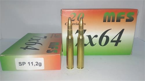 MFS 2000 7X64MM MFS 2000 (SP-174GR) YİVLİ AV TÜFEK FİŞEĞİ