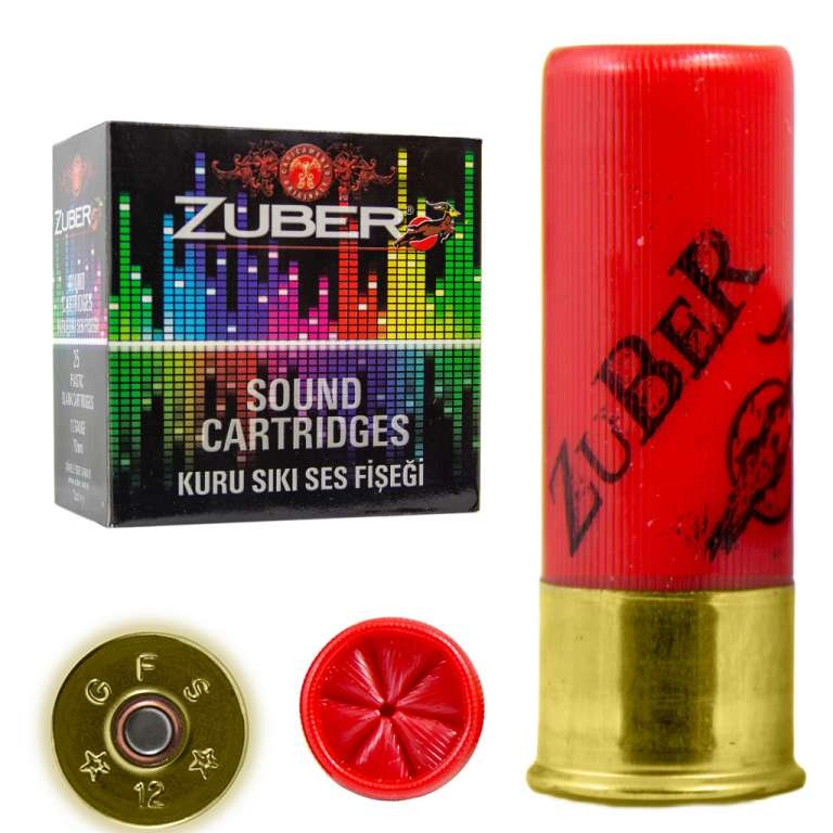 ZUBER 12 Kalibre Ses Fişekleri