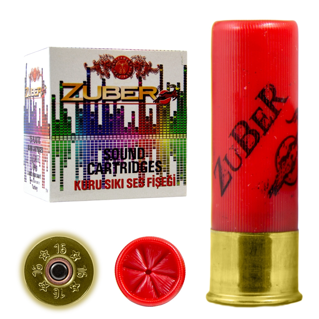 ZUBER 16 Kalibre Ses Fişekleri