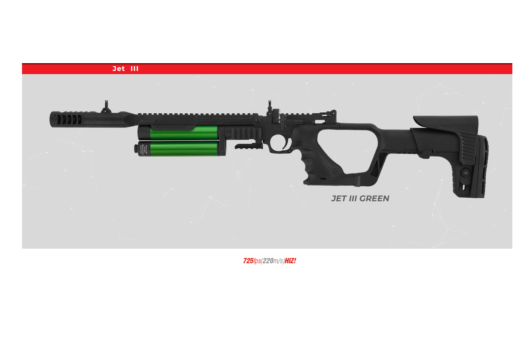 HATSAN JET III GREEN PCP Havalı Tabanca