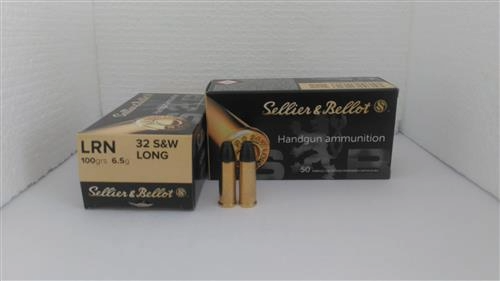 SELLIER & BELLOT 32 S&W (LONG) SELLIER & BELLOT (LRN-100 GRN) TABANCA FİŞEĞİ
