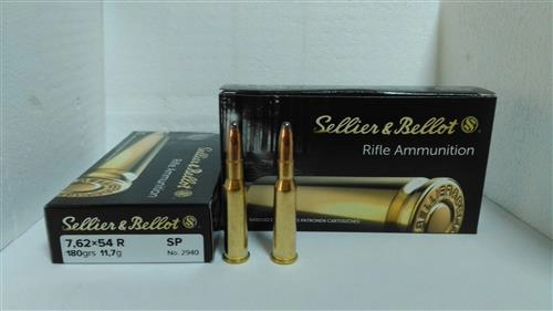 SELLIER & BELLOT 7.62X54 R SELLIER & BELLOT (SP-180 GRN) TÜFEK FİŞEĞİ