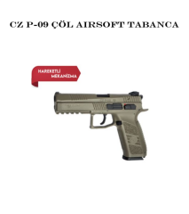 ASG CZ P-09 ÇÖL AIRSOFT TABANCA HAREKETLİ MEKANİZMA.