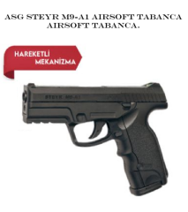 ASG STEYR M9-A1 AIRSOFT TABANCA AIRSOFT TABANCA HAREKETLİ MEKANİZMA.