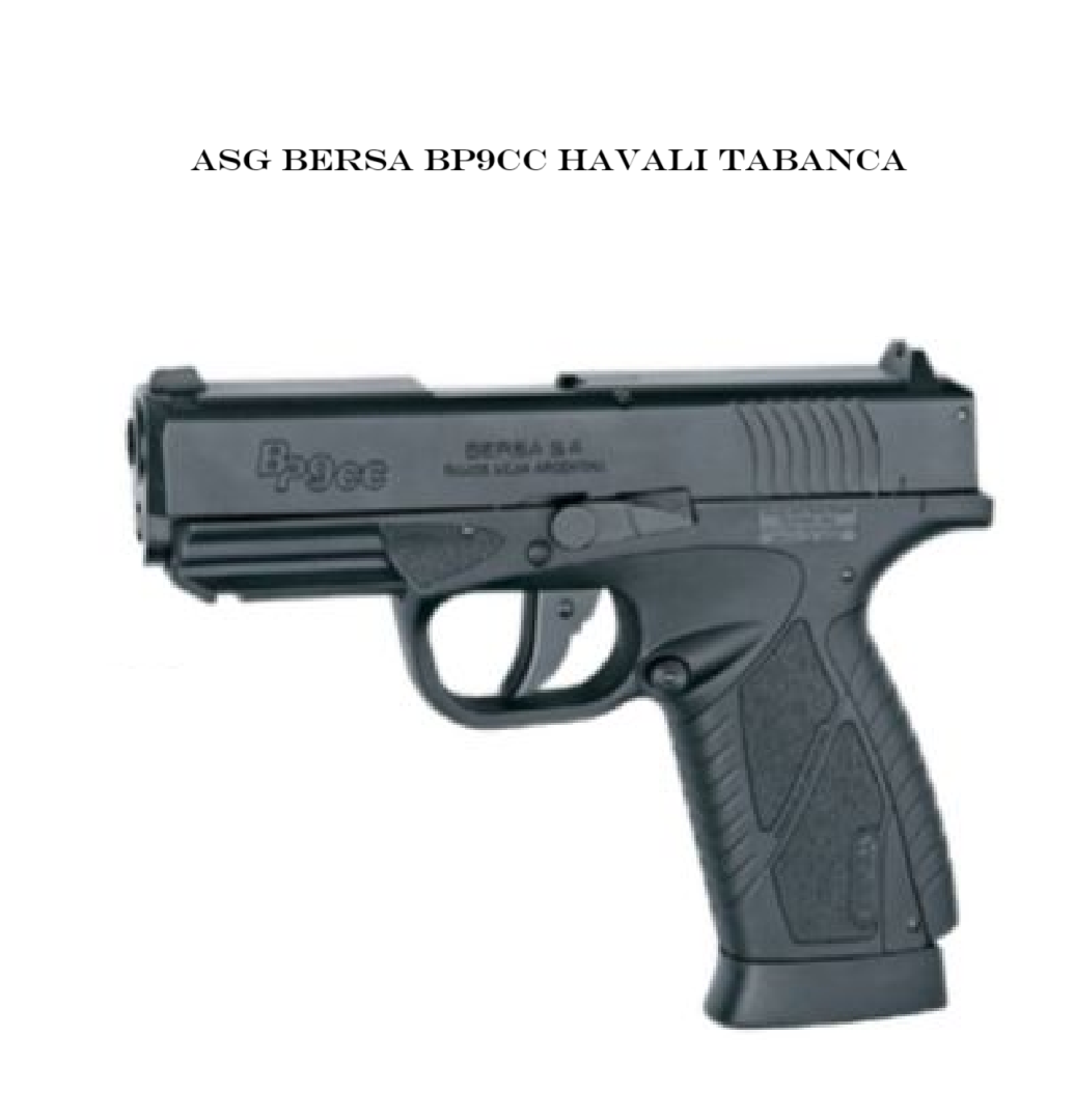 ASG BERSA BP9CC HAVALI TABANCA