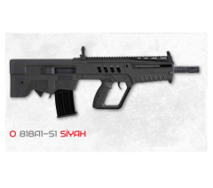 ALKANARMS 818 A1 S1 Siyah 12 Calibre Bullpup Yarı Otomatik Yivsiz Av Tüfeği