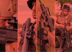 ALKANARMS 818 A1 H1 Haki 12 Calibre Bullpup Yarı Otomatik Yivsiz Av Tüfeği