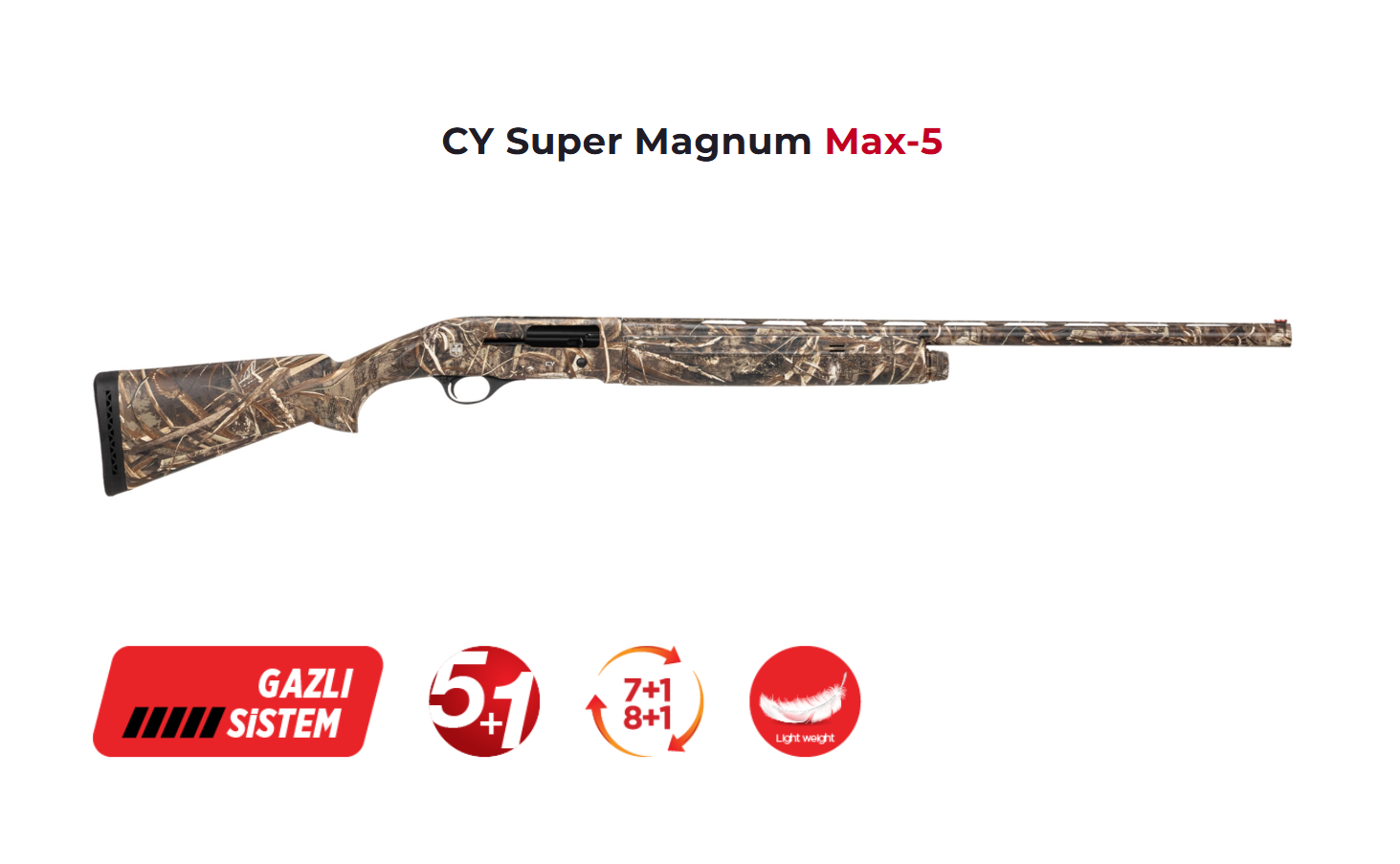 ATA ARMS CY Super Magnum Max-5 Yarı Otomatik Av Tüfeği