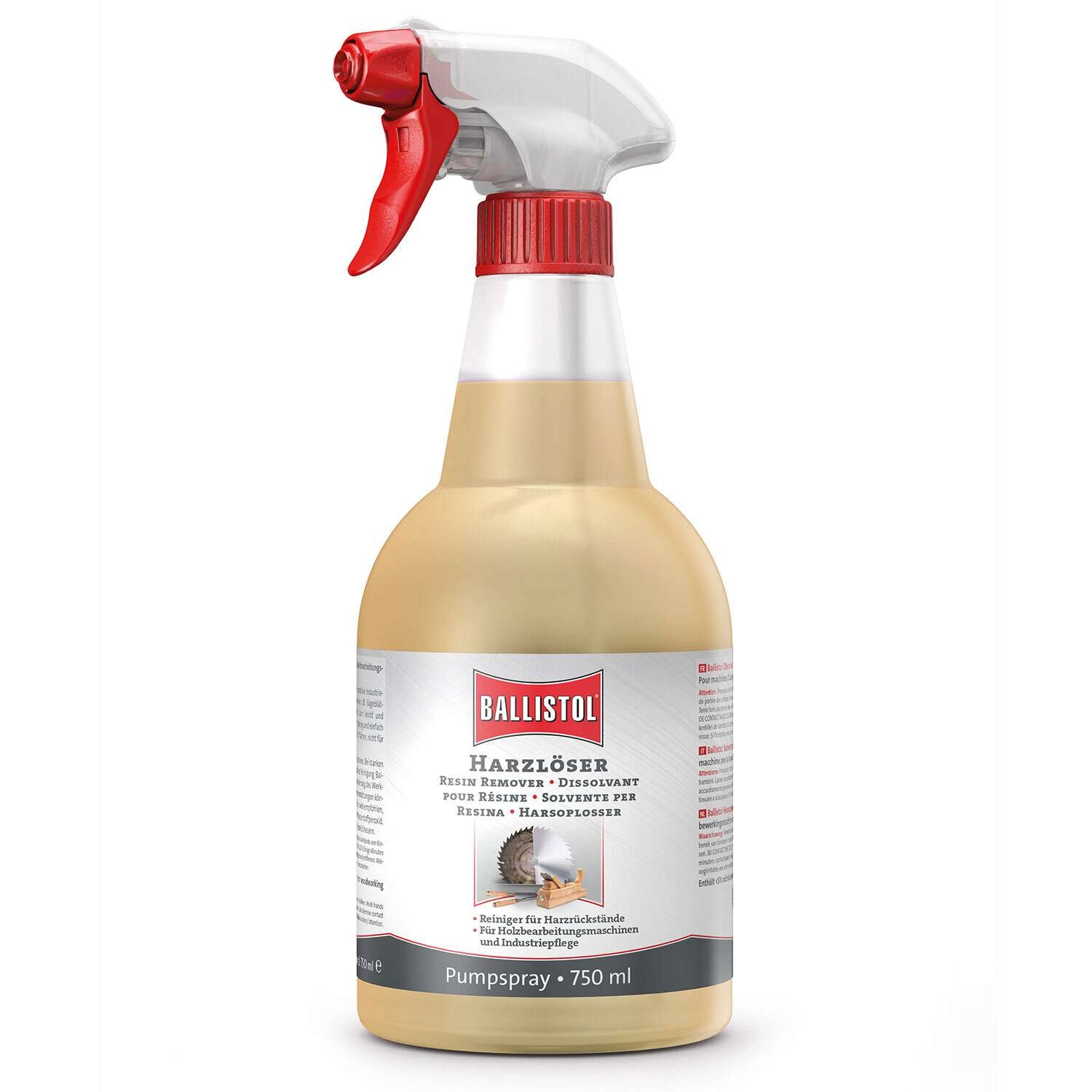 Ballistol Resin Romever, Pompa Sprey 750 ml (Reçine Sökücü)