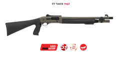 ATA ARMS CY Taktik Siyah Yarı Otomatik Av Tüfeği CY Taktik Yeşil
