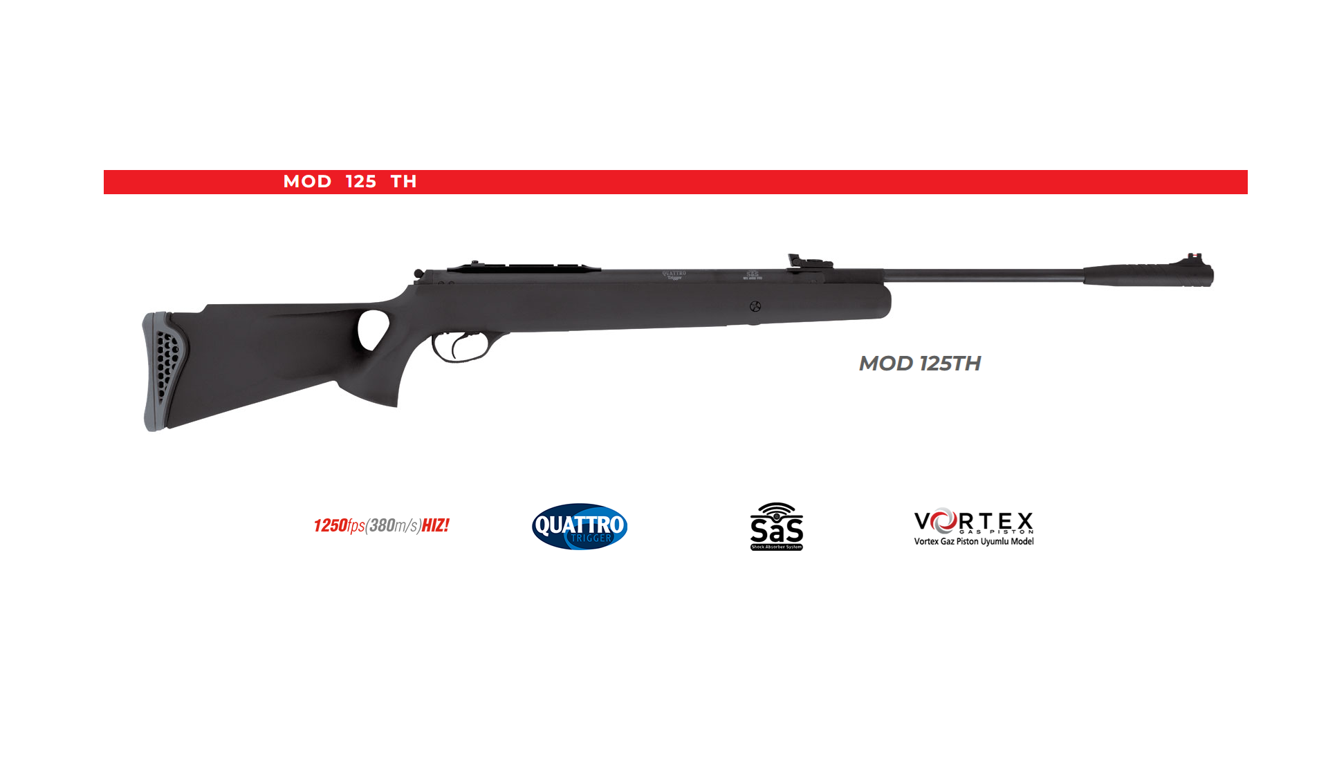 HATSAN MOD 125TH Kırma Namlu Havalı Tüfek