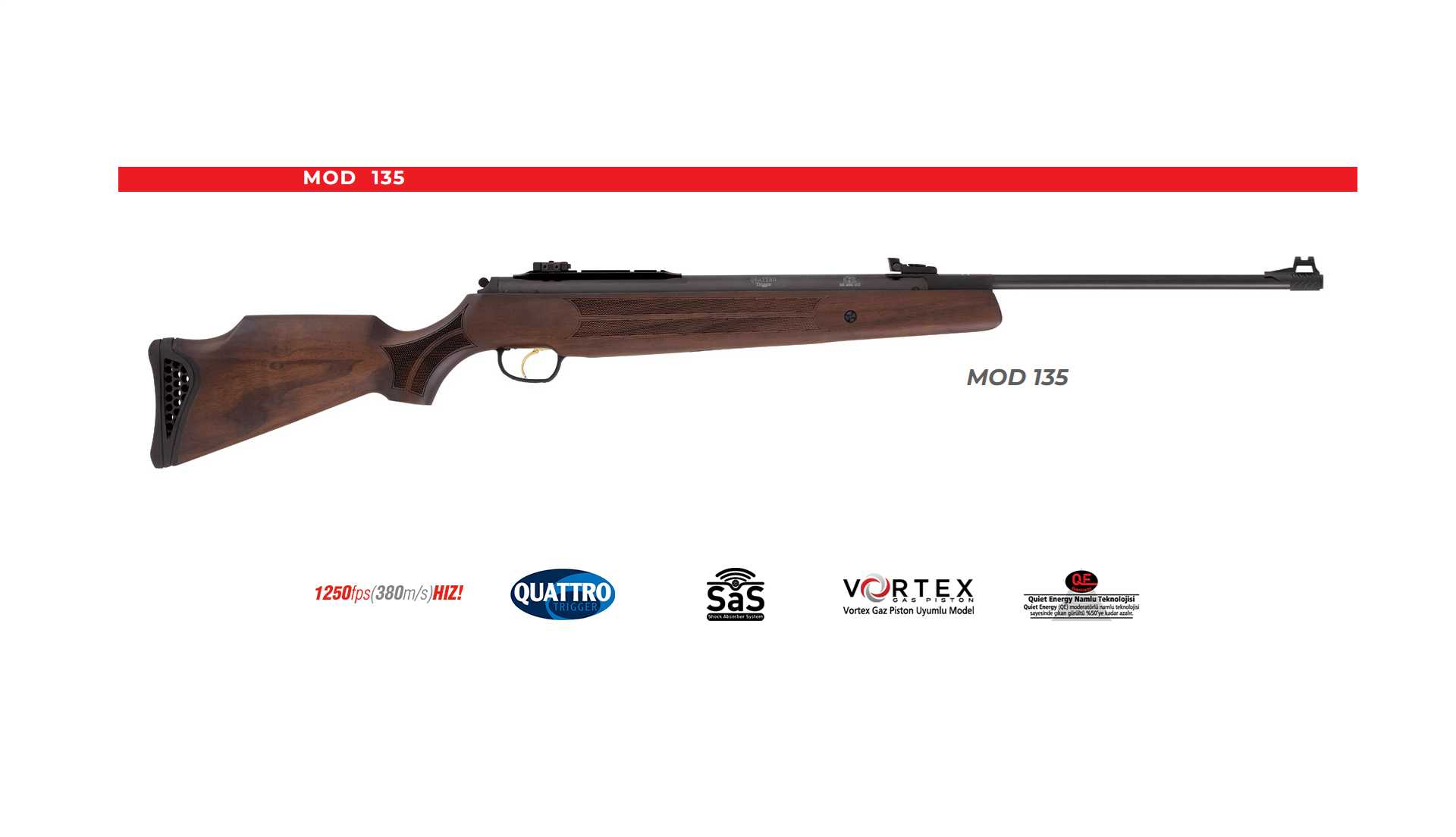 HATSAN MOD 135 Kırma Namlu Havalı Tüfek