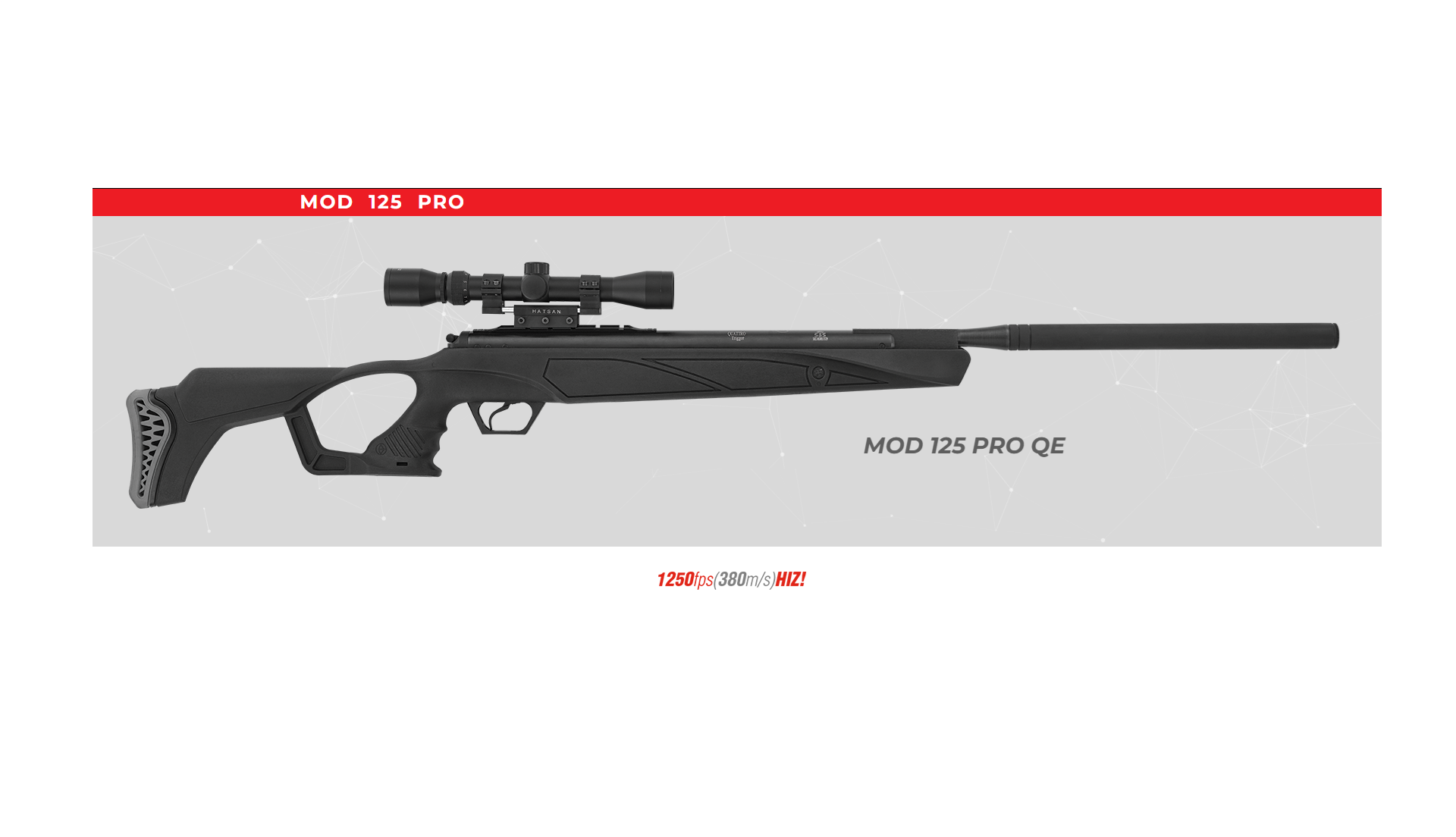 HATSAN MOD 125 PRO QE Kırma Namlu Havalı Tüfek