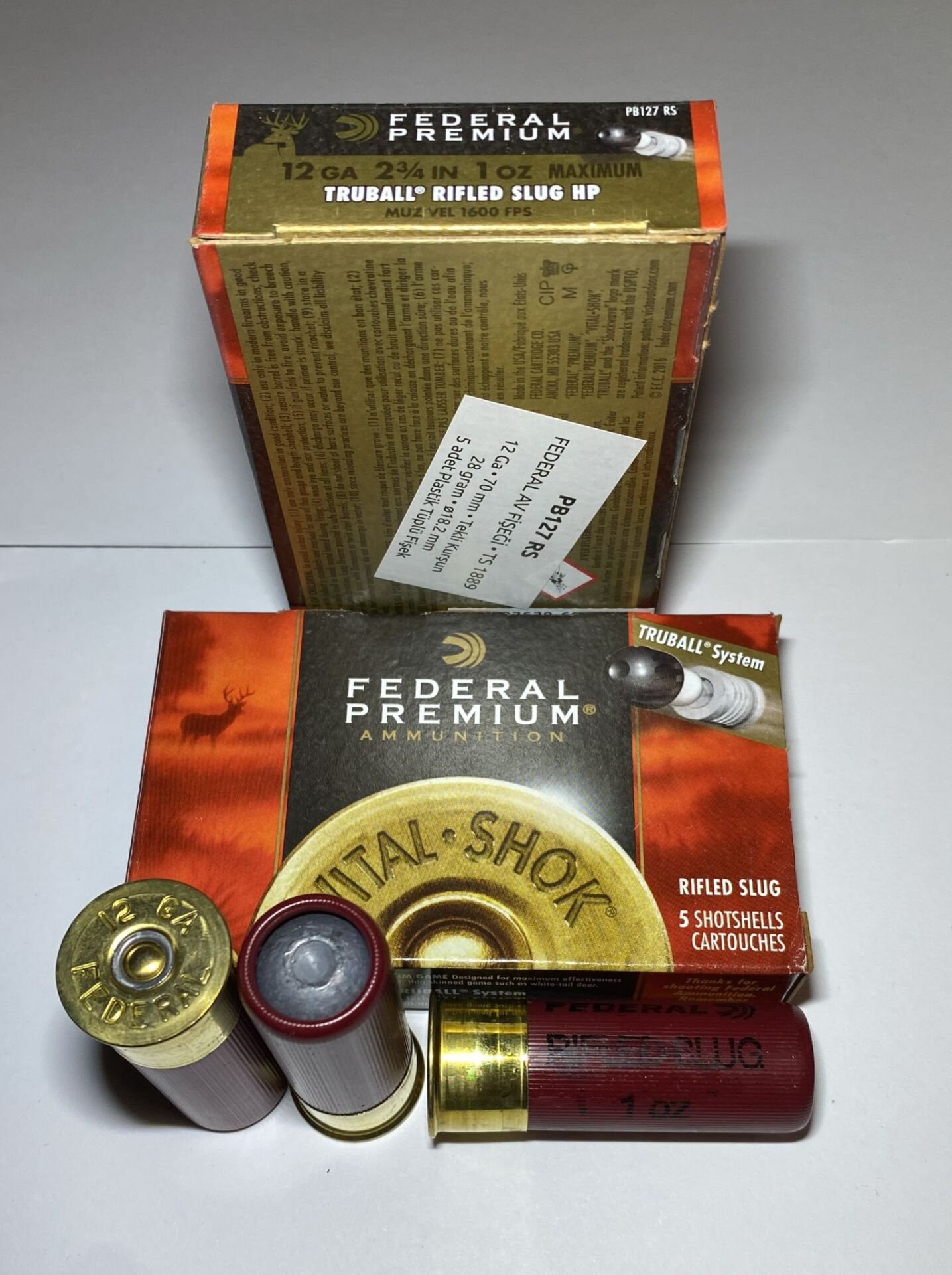 FEDERAL 12 Cal. Tek Kurşun  Av Fişeği