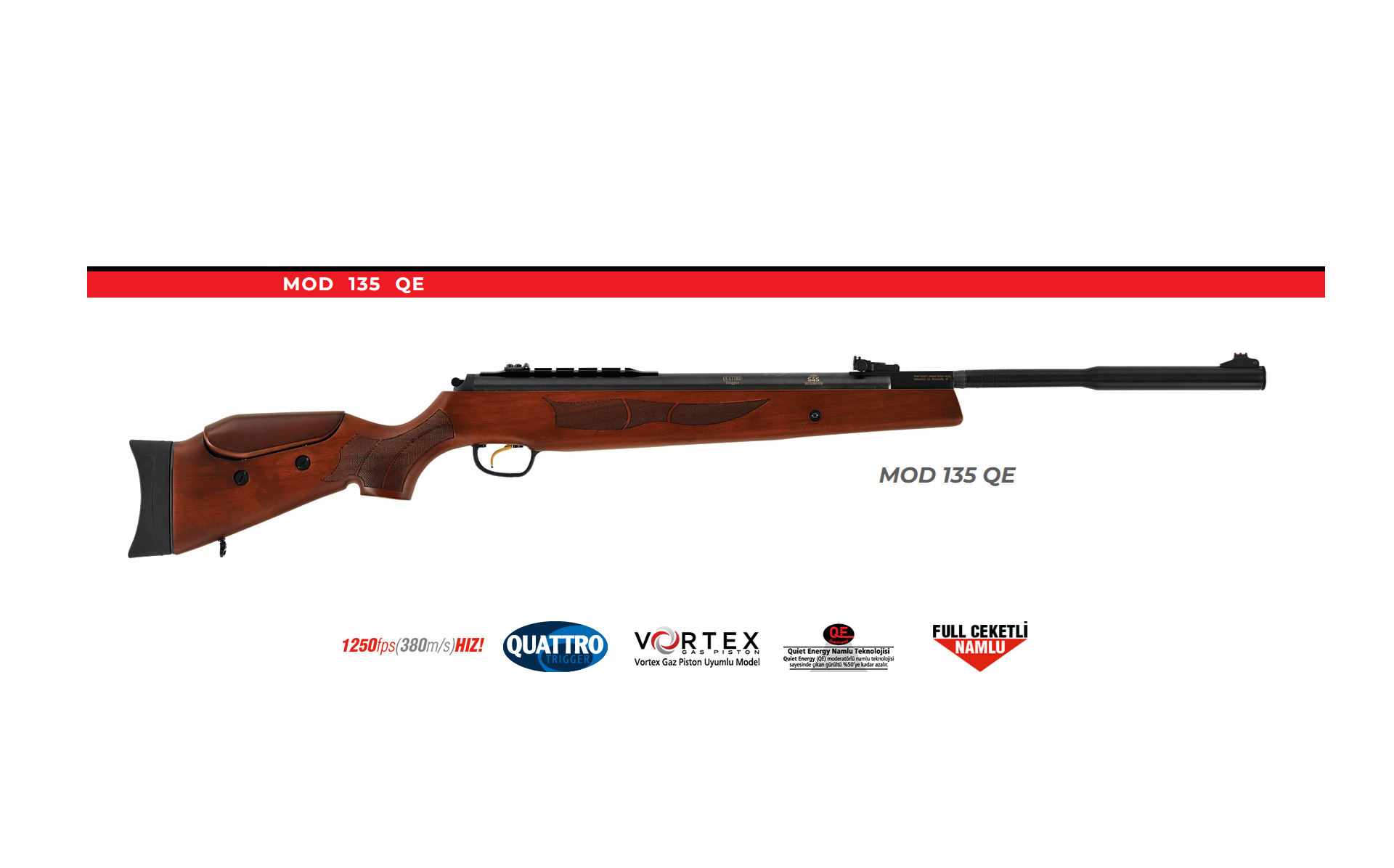 HATSAN MOD 135QE Kırma Namlu Havalı Tüfek