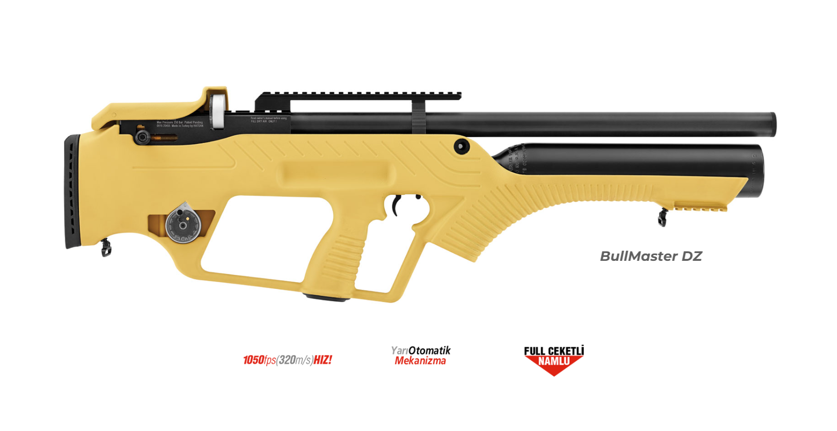 HATSAN Bullmaster DZ PCP Havalı Tüfek