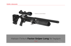 HATSAN Factor Sniper L BRONZE PCP Havalı Tüfek