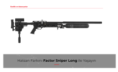HATSAN Factor Sniper L BRONZE PCP Havalı Tüfek