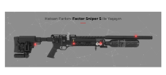 HATSAN FACTOR SNIPER S FDE PCP Havalı Tüfek