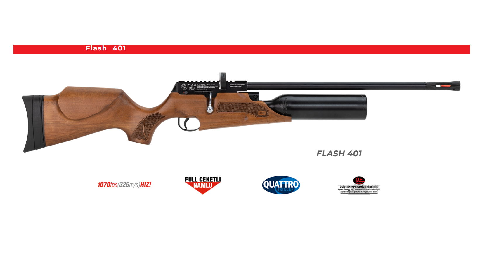 HATSAN Flash 401 PCP Havalı Tüfek