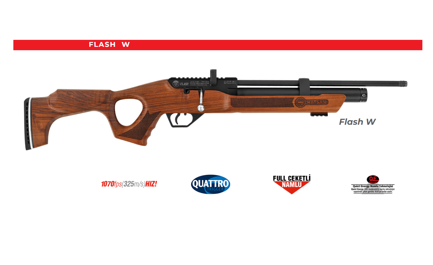 HATSAN Flash W PCP Havalı Tüfek